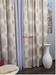 Draperie crem,bej,albastru