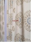 Draperie crem,bej,albastru