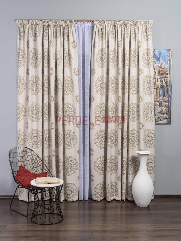 Draperie crem,bej,gri