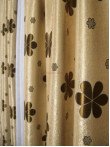 Draperie floare rotunda maro