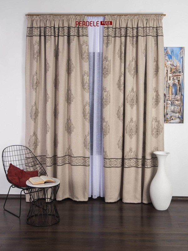 Draperie in bej