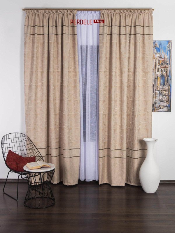 Draperie in crem