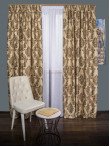 Draperie model baroc crem/maro