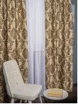 Draperie model baroc crem/maro