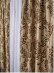 Draperie model baroc crem/maro