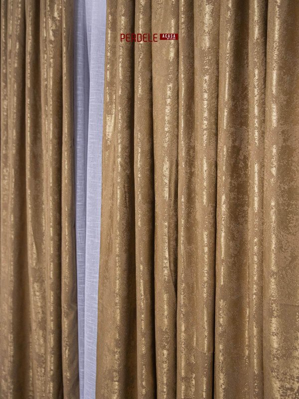 Draperie nisip, auriu