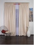 Draperie nisip, crem