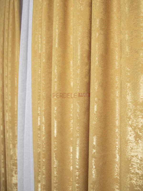 Draperie nisip, galben