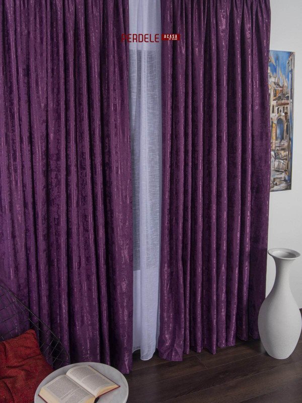 Draperie nisip mov
