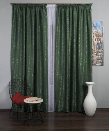 Draperie nisip verde