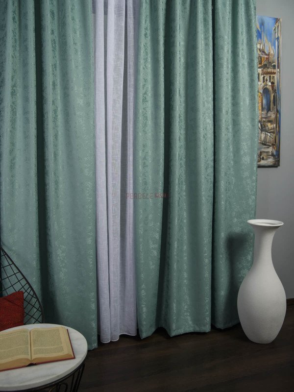 Draperie nisip verde menta Draperie nisip verde menta