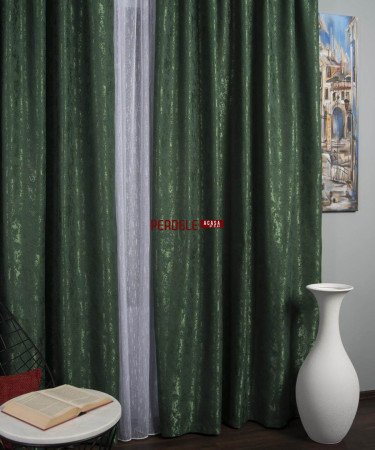 Draperie nisip verde