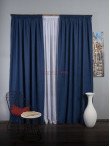 Draperie Petec, albastru