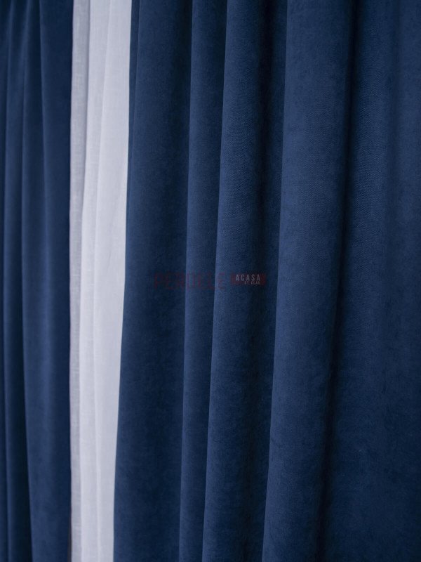 Draperie Petec, albastru