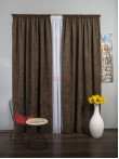 Draperie raiat, maro