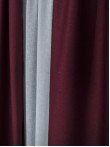 Draperie rustic grena