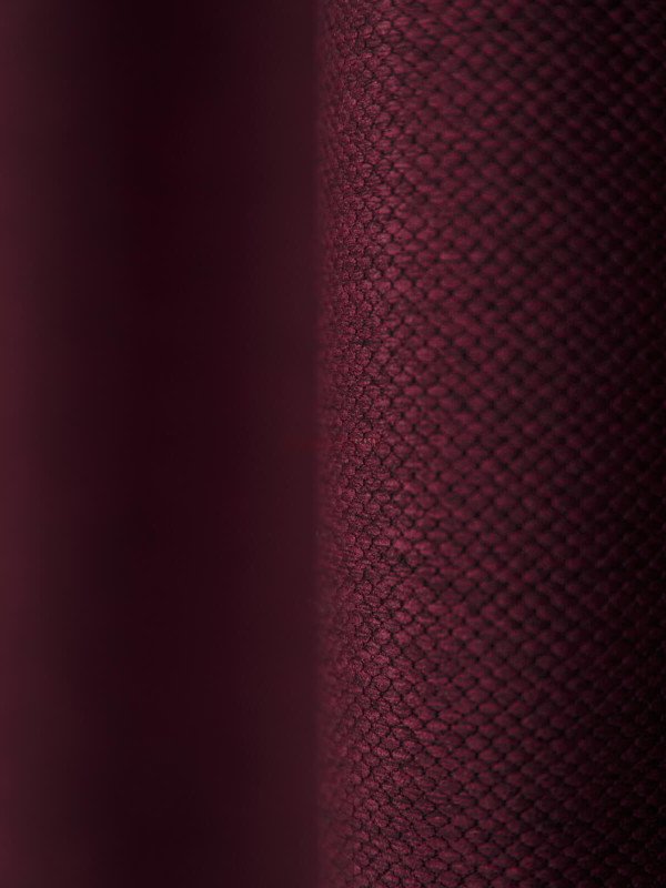 Draperie rustic grena