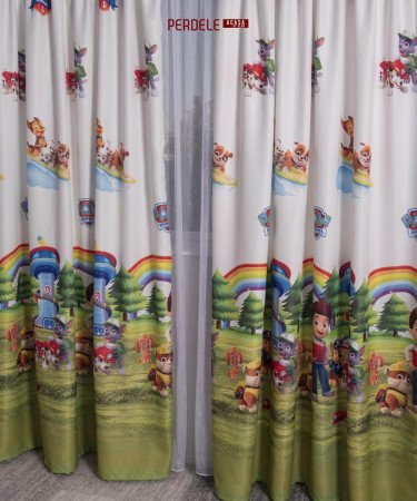 Draperie saten model copii Draperie saten model copii