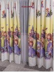 Draperie saten model copii