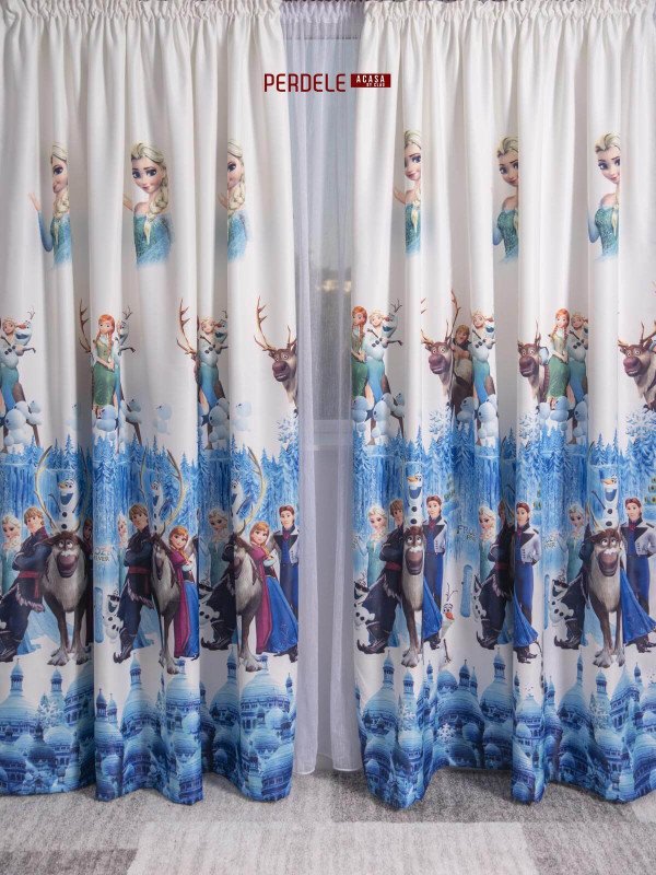 Draperie satin model copii