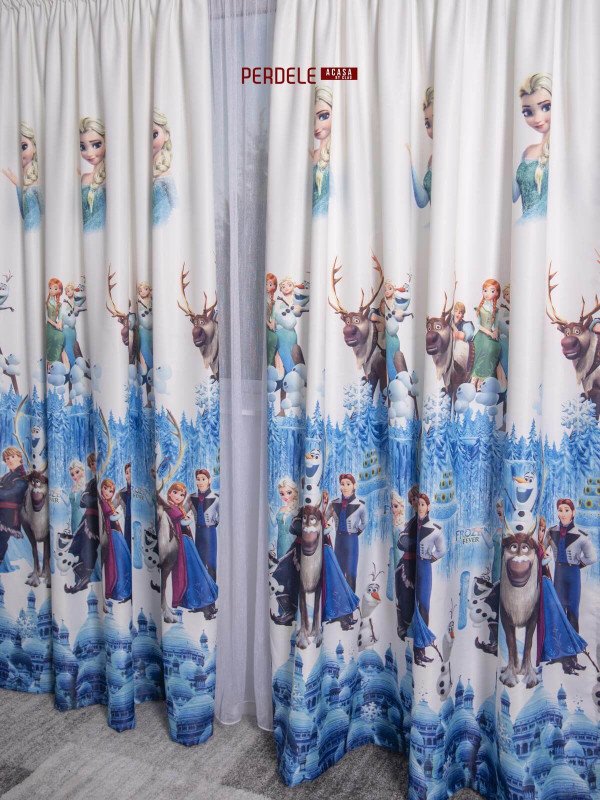 Draperie satin model copii