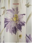 Draperie saten model flori ivoire,lila Draperie saten model flori ivoire,lila