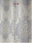 Draperie satin gri/crem