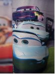Draperie satin model pentru copii cu masini Cars