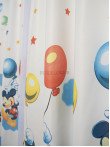 Draperie satin model pentru copii cu Mickey Mouse