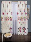 Draperie satin model pentru copii cu Mikey mouse