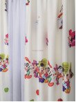Draperie satin model pentru copii cu Mikey mouse