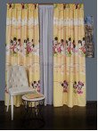 Draperie satin model pentru copii cu Mickey & Minnie Mouse