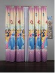 Draperie satin model pentru copii cu printese