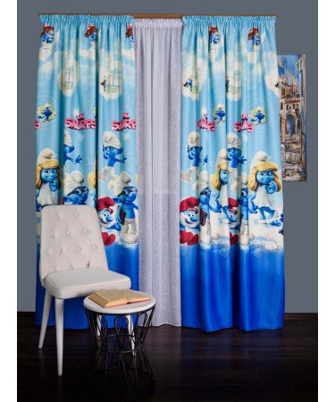 Draperie satin model pentru copii Draperie satin model pentru copii