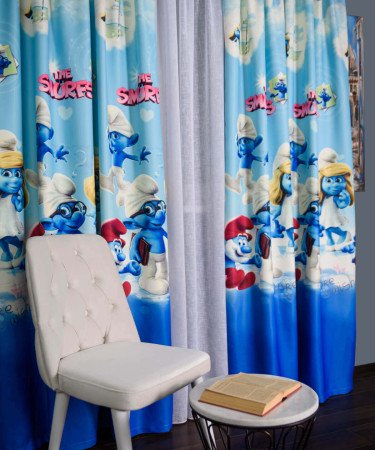 Draperie satin model pentru copii Draperie satin model pentru copii