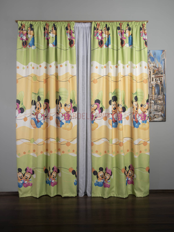 Draperie satin model pentru copii
