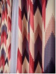 Draperie satin model zig-zag, multicolor