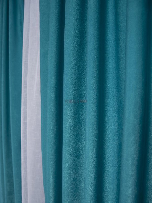 Draperie soft turqoise