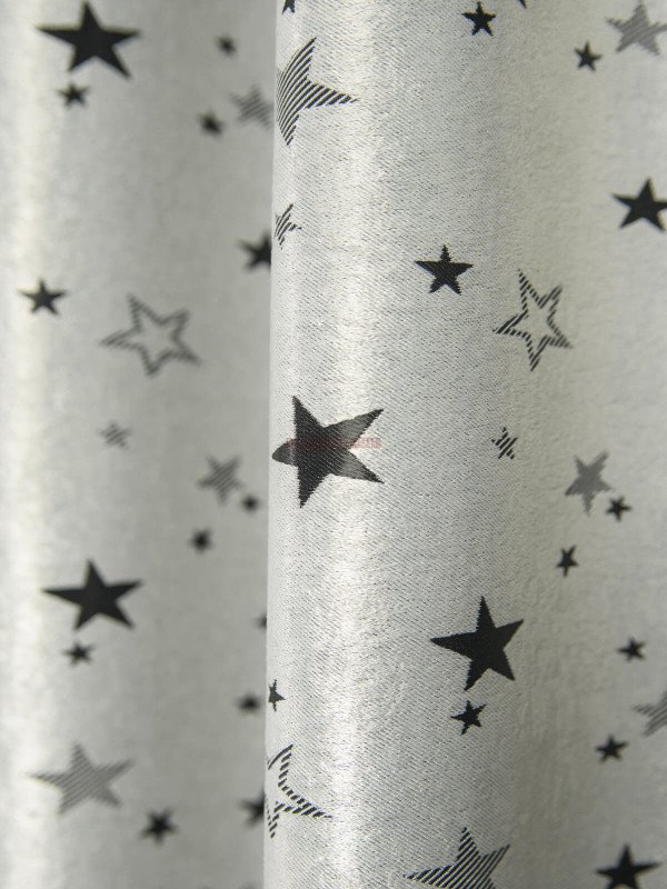 Draperie stelute gri,negru