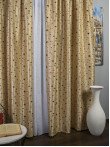 Draperie stelute maro