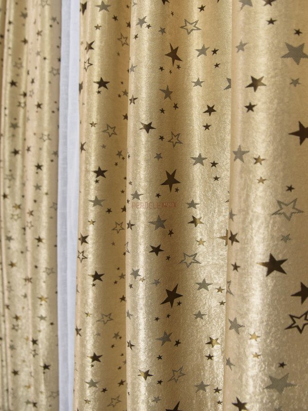 Draperie stelute maro
