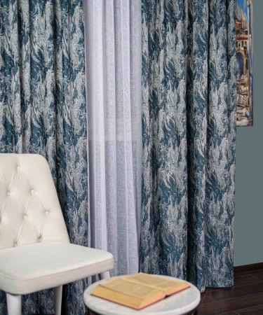 draperie tafta albastru/auriu/argintiu draperie tafta albastru/auriu/argintiu