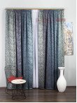 Draperie tafta,bleu,albastru,indigo