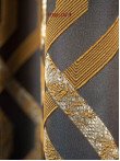 Draperie tafta wenge, auriu