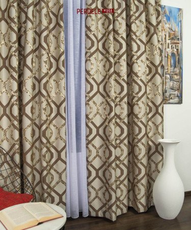 Draperie tafta cappuccino,maro Draperie tafta cappuccino,maro