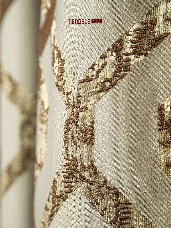 Draperie tafta cappuccino,maro