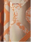 Draperie tafta cappuccino,portocaliu