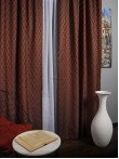 Draperie tafta gri,portocaliu