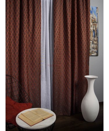 Draperie tafta gri,portocaliu Draperie tafta gri,portocaliu