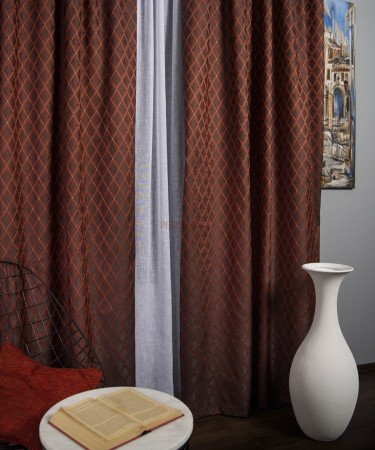 Draperie tafta gri,portocaliu Draperie tafta gri,portocaliu